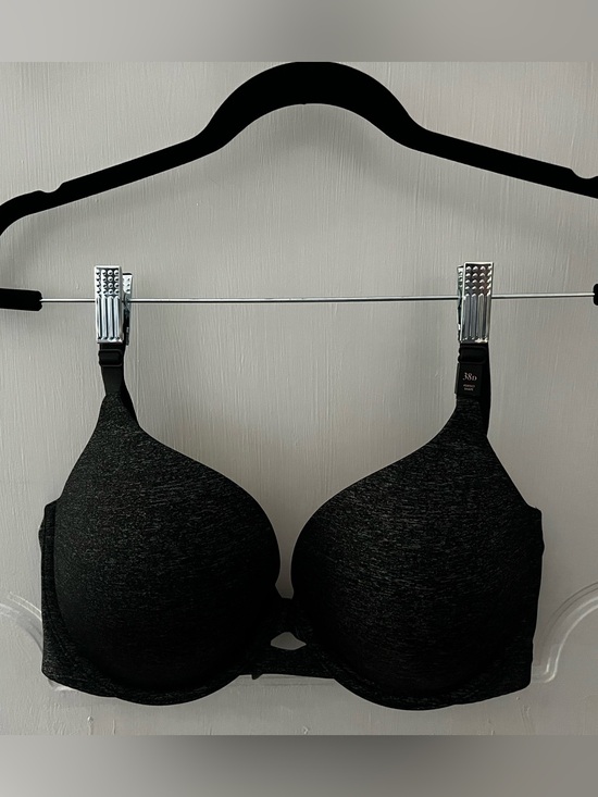 Victoria's Secret Other - Victoria's Secret Black Heather Perfect Shape Bra 38D